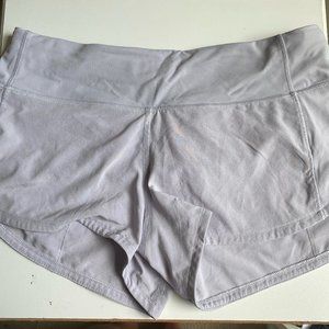 Lululemon Size 4 Speed Up Shorts